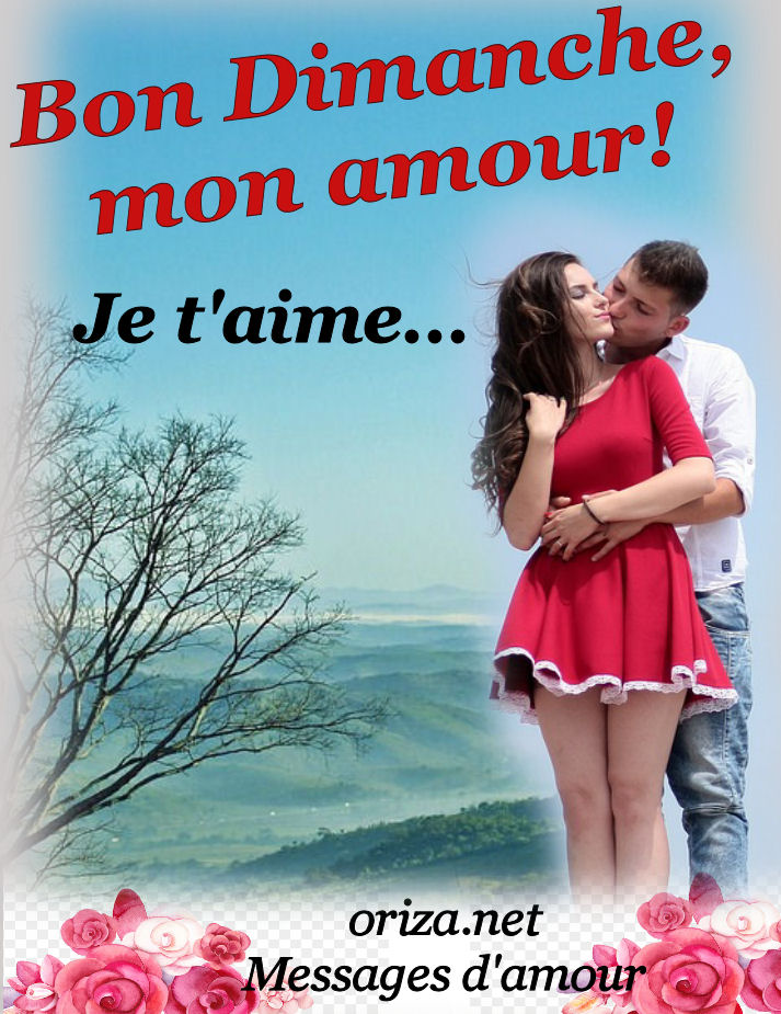 sms bon dimanche mon amour